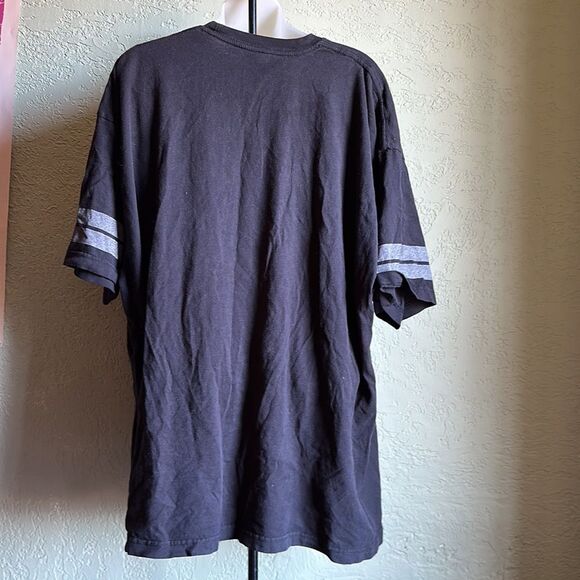 Superman T-Shirt Men's 3XL Black Silver Logo Graphic Tee DC Comics Big & Tall - Picture 2 of 2